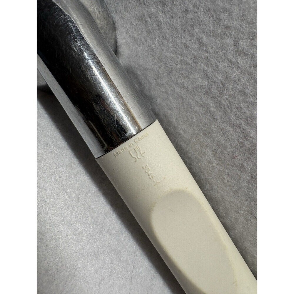 Tupperware Ice Cream Scoop 3045 White Full Size Heavy Duty Blue Tip Scooper - Picture 5 of 5